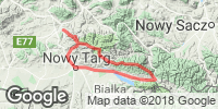 Track GPS Gorce: pętla z Rabki przez Turbacz i Lubań